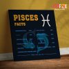 Pisces Facts Canvas - PISCES0001