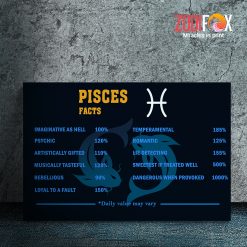 Pisces Facts Canvas - PISCES0001-1-3