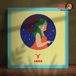 best Aries Girl Canvas zodiac presents for horoscope and astrology lovers – ARIES0010