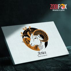 lovely Aries Ram Canvas zodiac gifts for astrology lovers– ARIES0014