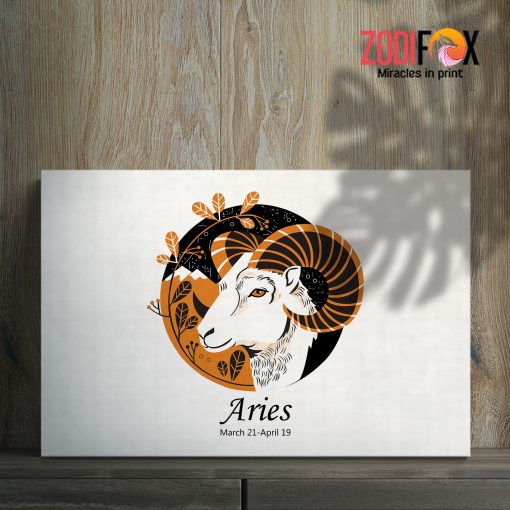 cute Aries Ram Canvas zodiac lover gifts – ARIES0014