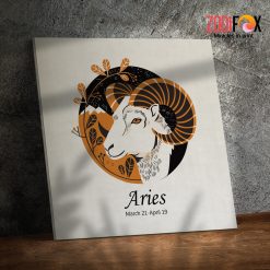 cute Aries Ram Canvas gifts according to zodiac signs– ARIES0014
