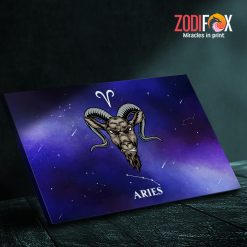 nice Aries Art Symbol Canvas birthday zodiac sign presents for astrology lovers – ARIES0019