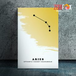 awesome Aries Constellation Canvas zodiac presents for astrology lovers– ARIES0004
