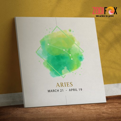 great Aries Colour Canvas zodiac sign gifts for horoscope and astrology lovers – ARIES0005