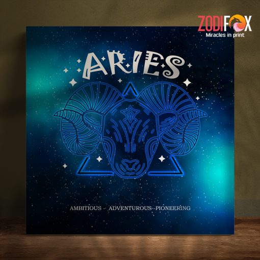 unique Aries Night Sky Canvas birthday zodiac gifts for horoscope and astrology lovers – ARIES0009