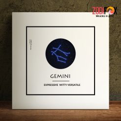 interested Gemini Constellation Canvas sign gifts – GEMINI0013