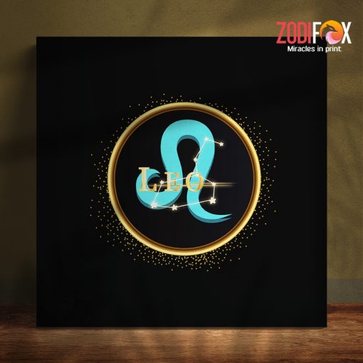 exciting Leo Horoscope Canvas zodiac gifts for horoscope and astrology lovers – LEO0014
