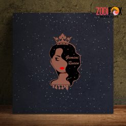 interested Gemini Queen Canvas zodiac inspired gifts– GEMINI0017