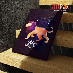nice Leo Colour Canvas zodiac presents for astrology lovers – LEO0020