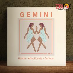 funny Gemini Gentle Canvas zodiac inspired gifts – GEMINI0023