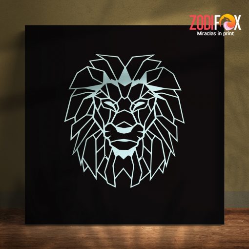 best Leo Lion Canvas zodiac sign presents for horoscope lovers - LEO0026