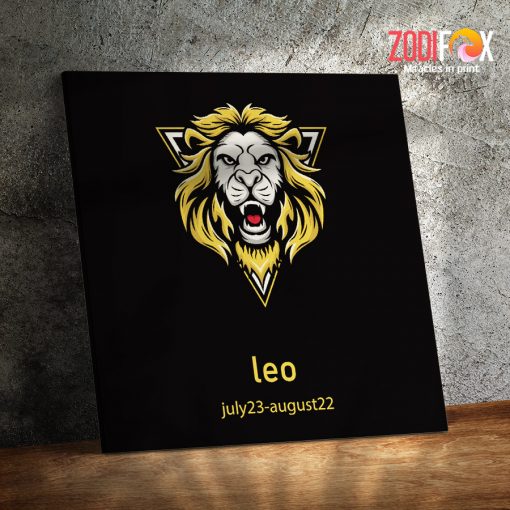 exciting Leo Art Canvas zodiac gifts for astrology lovers – LEO0027