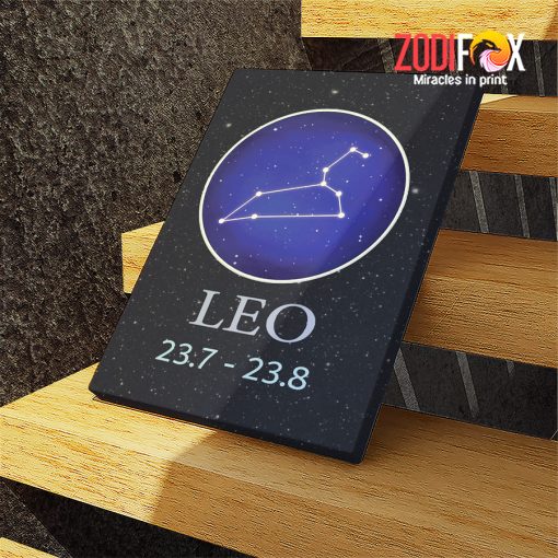 awesome Leo Zodiac Canvas wall art printing - LEO0003
