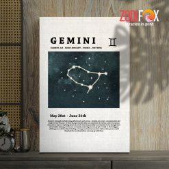 special Gemini Mecury Canvas zodiac gifts and collectibles – GEMINI0031