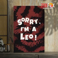 pretty Leo Graphic Canvas astrology horoscope zodiac gifts – LEO0032