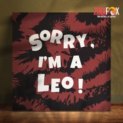 pretty Leo Graphic Canvas zodiac sign presents for horoscope lovers – LEO0032