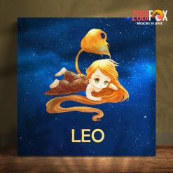 lively Leo Baby Canvaszodiac sign gifts for astrology lovers – LEO0037