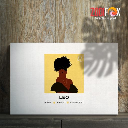 exciting Leo Royal Canvas zodiac gifts for astrology lovers – LEO0038