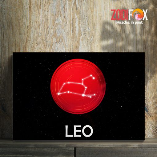 best Leo Constellation Canvas zodiac lover gifts – LEO0043