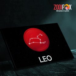 best Leo Constellation Canvas zodiac sign presents – LEO0043