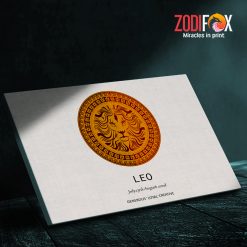 special Leo Creative Canvas zodiac presents for astrology lovers – LEO0054
