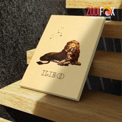 cute Leo Lion Woman Canvas gifts based on zodiac signs – LEO0056