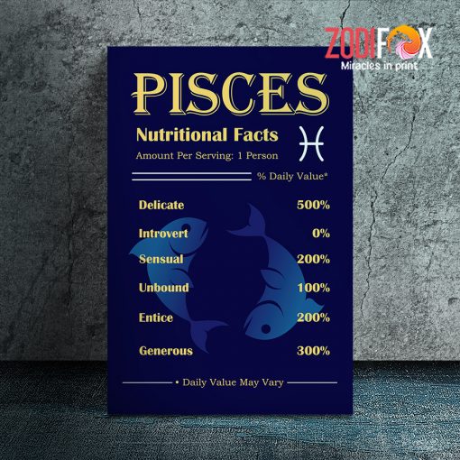 hot Pisces Generous Canvas zodiac presents for astrology lovers – PISCES0006