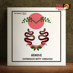 interested Gemini Versatile Canvas zodiac sign presents for astrology lovers – GEMINI0009