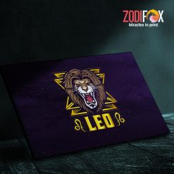 personalised Leo Art Canvas decor unique- LEO0009