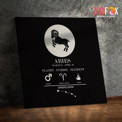 unique Aries Planet Canvas birthday zodiac presents for astrology lovers – ARIES0021