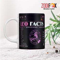 best Leo Facts Mug zodiac presents for astrology lovers – LEO-M0001