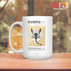pretty Scorpio Sign Mug zodiac sign presents for horoscope and astrology lovers – SCORPIO-M0001