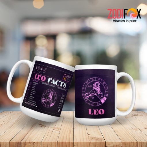 personality Leo Facts Mug zodiac-themed gifts – LEO-M0001