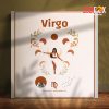 hot Virgo Brown Canvas zodiac lover gifts – VIRGO0010