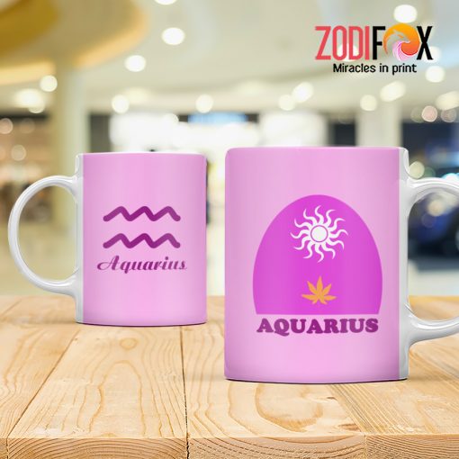 cute Aquarius Sun Mug birthday zodiac sign gifts for astrology lovers – AQUARIUS-M0010