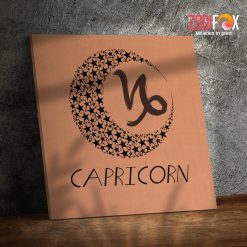 lively Capricorn Star Canvas zodiac presents for astrology lovers– CAPRICORN0011