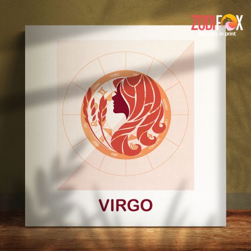 fun Virgo Girl Canvas zodiac gifts for horoscope and astrology lovers – VIRGO0011