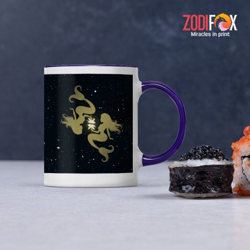cool Pisces Gold Mug zodiac sign presents – PISCES-M0012
