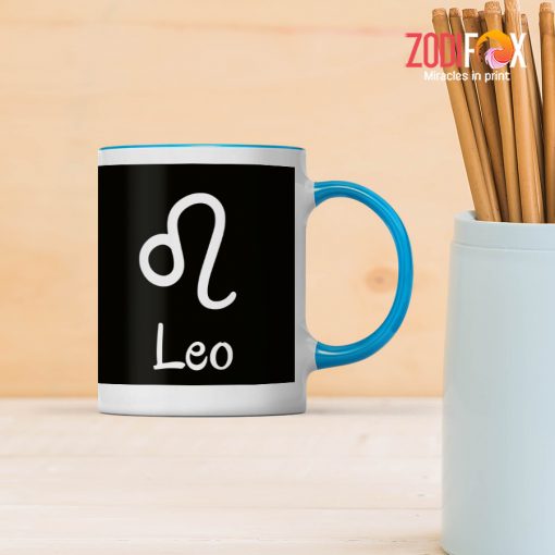 cute Leo Brave Mug zodiac presents for horoscope and astrology lovers – LEO-M0012