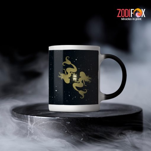 lovely Pisces Gold Mug zodiac presents for horoscope and astrology lovers – PISCES-M0012