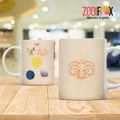interested Aries Zodiac Mug birthday zodiac sign presents for horoscope and astrology lovers – ARIES-M0012