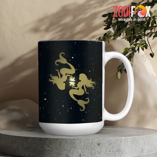 favorite Pisces Gold Mug zodiac-themed gifts – PISCES-M0012