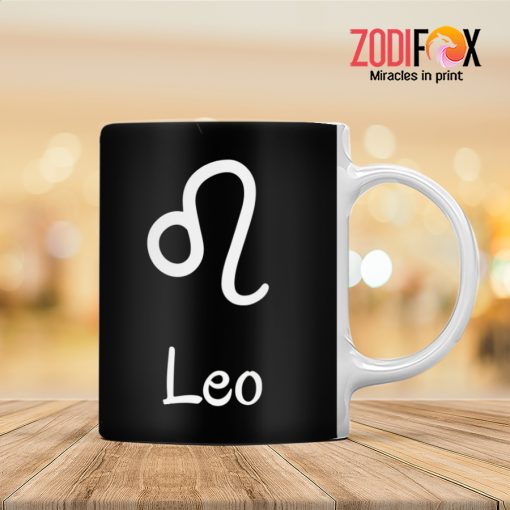 great Leo Brave Mug birthday zodiac sign presents for astrology lovers – LEO-M0012