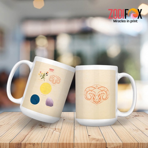 interested Aries Zodiac Mug zodiac gifts for astrology lovers – ARIES-M0012