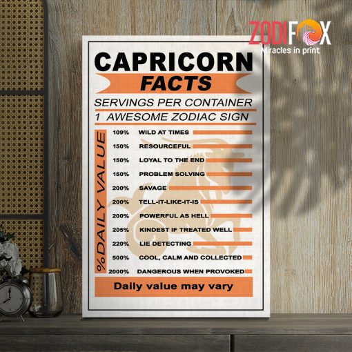 the best Capricorn Calm Canvas zodiac presents for astrology lovers– CAPRICORN0013