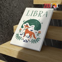 hot Libra Fox Canvas gifts according to zodiac signs – LIBRA0013
