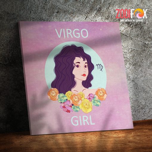affordable Virgo Girl Canvas zodiac sign gifts for astrology lovers – VIRGO0013