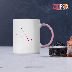 pretty Taurus Pink Mug zodiac sign gifts for horoscope and astrology lovers – TAURUS-M0013