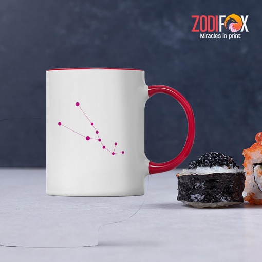 funny Taurus Pink Mug zodiac sign gifts for horoscope and astrology lovers – TAURUS-M0013